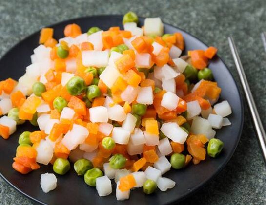 salad sayur pikeun diet maggi