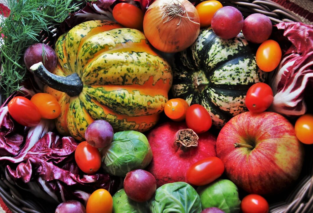 Diet jalma anu ngagaduhan golongan darah II kedah diwangun ku sayuran sareng buah. 